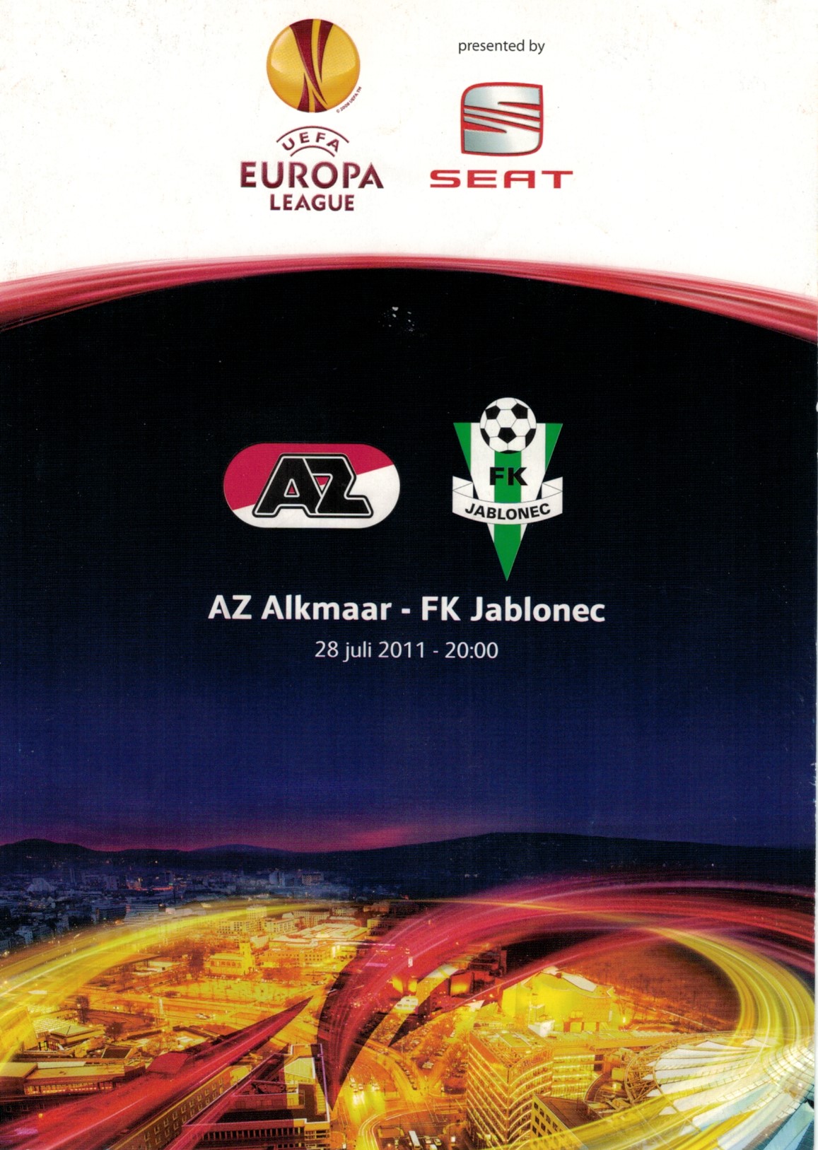 AZ Programma 28-jul-2011 FK Jablonec thuis